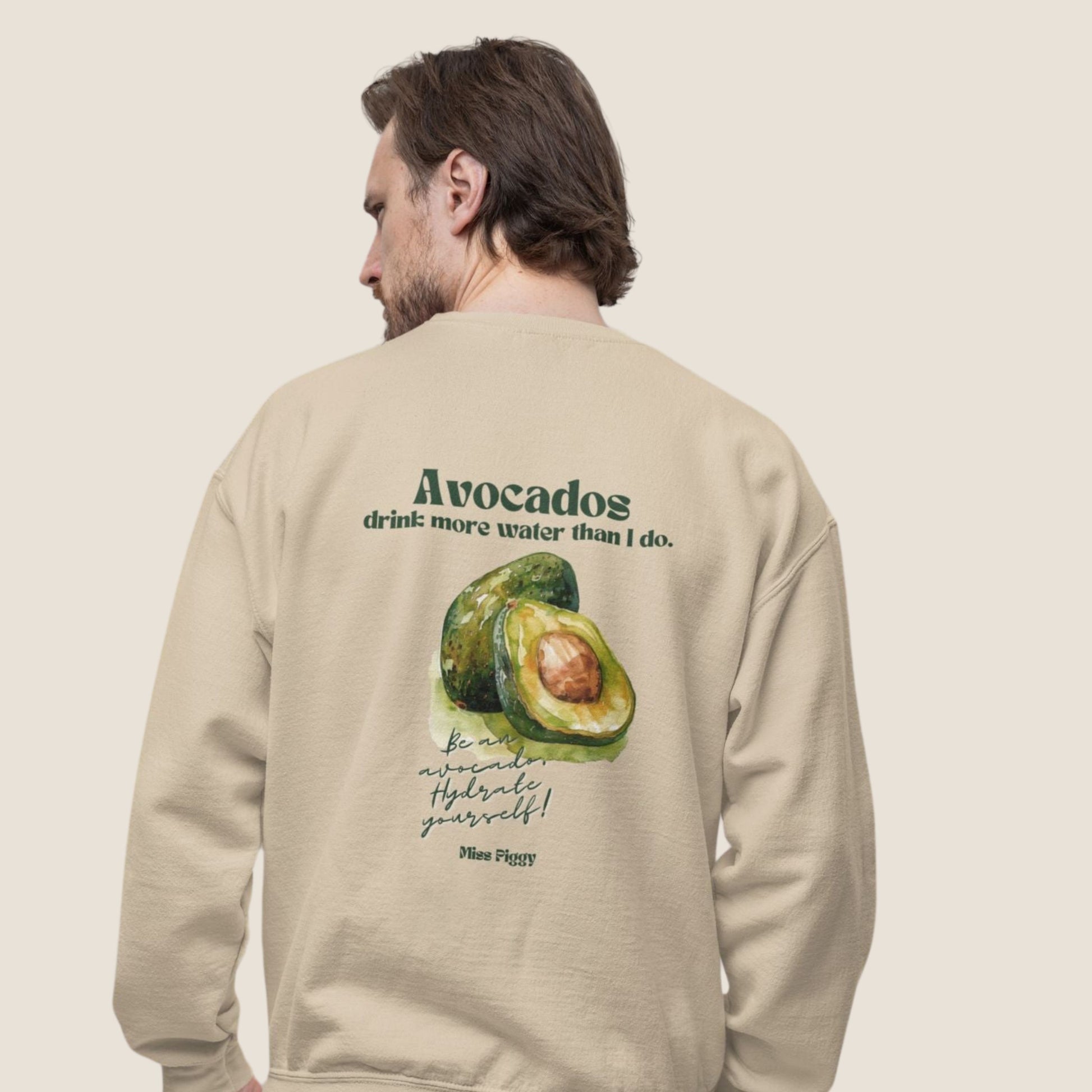 BEIGE AVOCADO Recycled Sweater