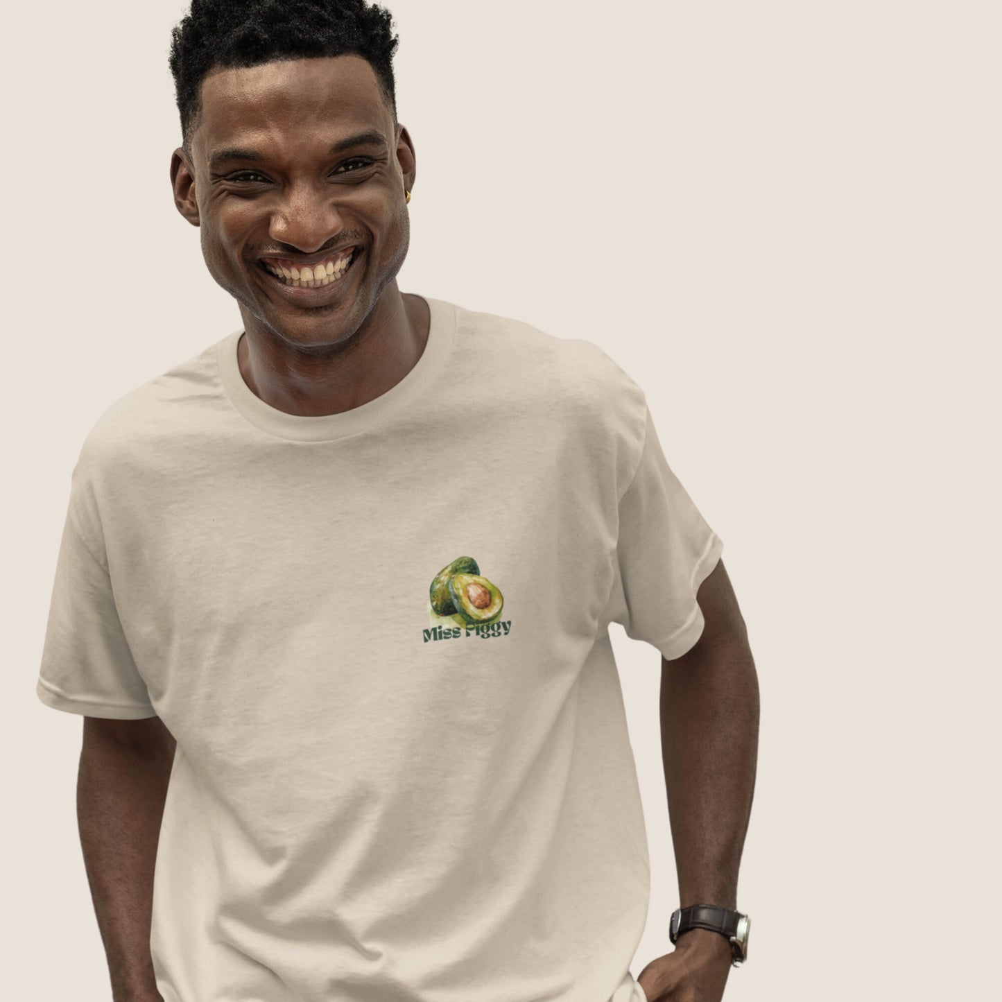 BEIGE AVOCADO Organic T-shirt