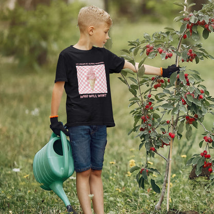 BLACK ICE CREAM Kids Organic T-shirt