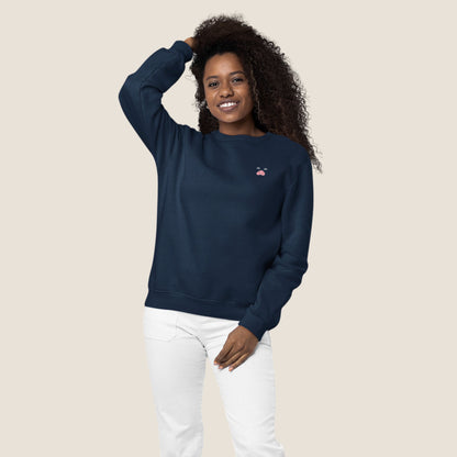 NAVY MISS PIGGY Logo Organic Sweater