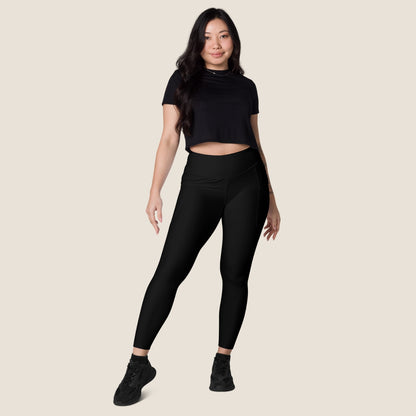 recycled leggings black