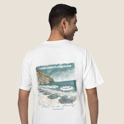 WHITE AMALFI Organic T-shirt