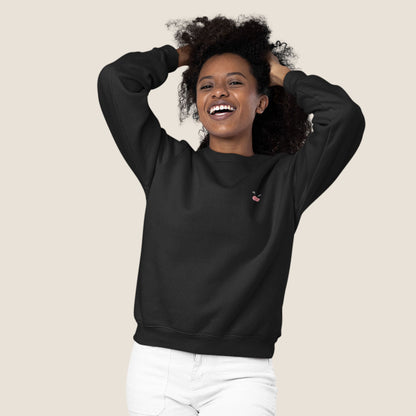 BLACK MISS PIGGY Logo Organic Sweater