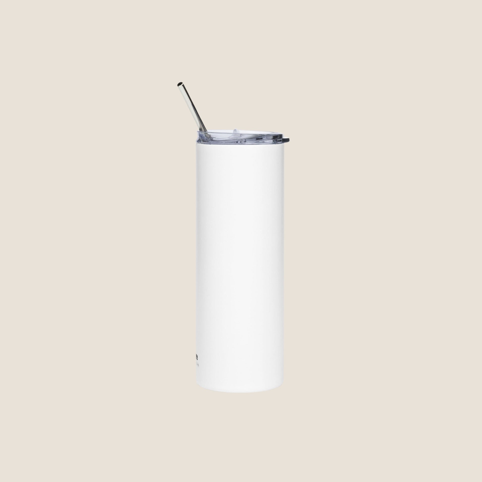 WHITE ODEIO PESSOAS (ALGUMAS) Stainless Steel Tumbler