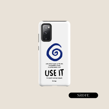 WHITE SWIRL Samsung® Tough Case