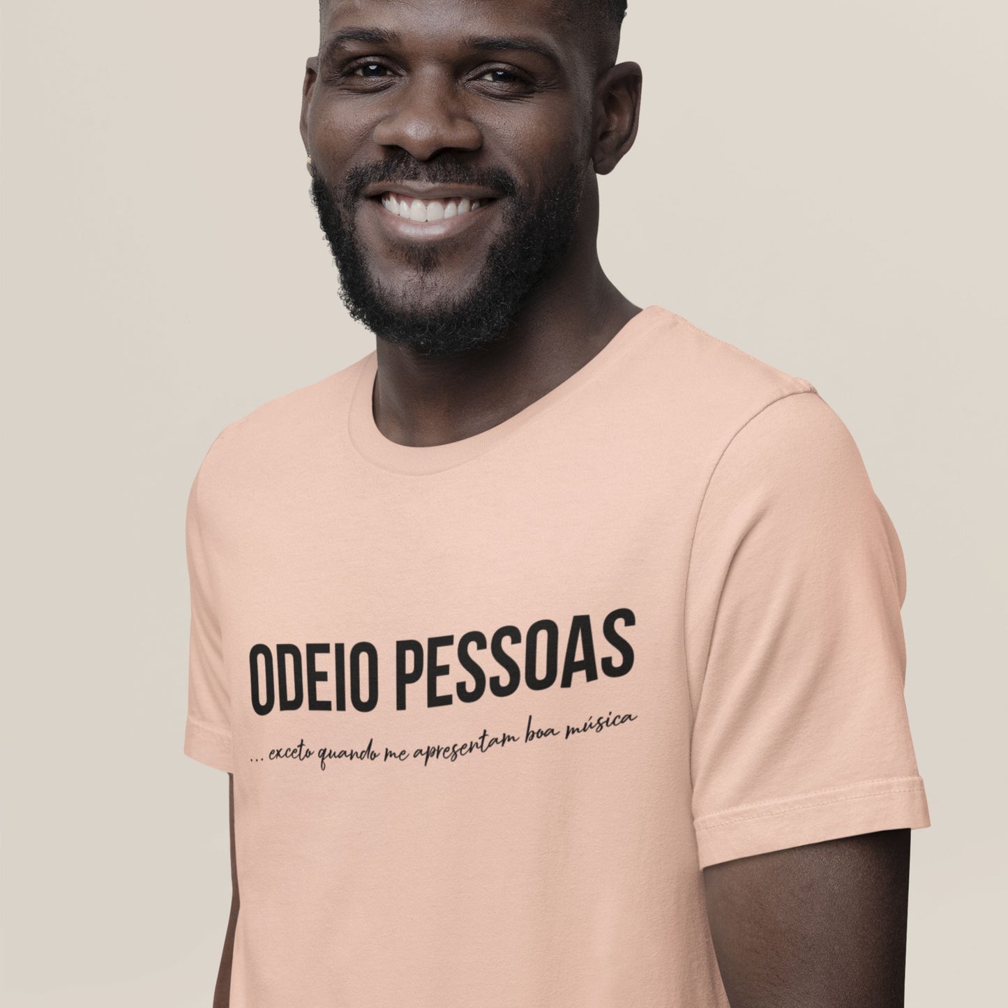 PEACH ODEIO PESSOAS (MUSICA) Organic T-shirt