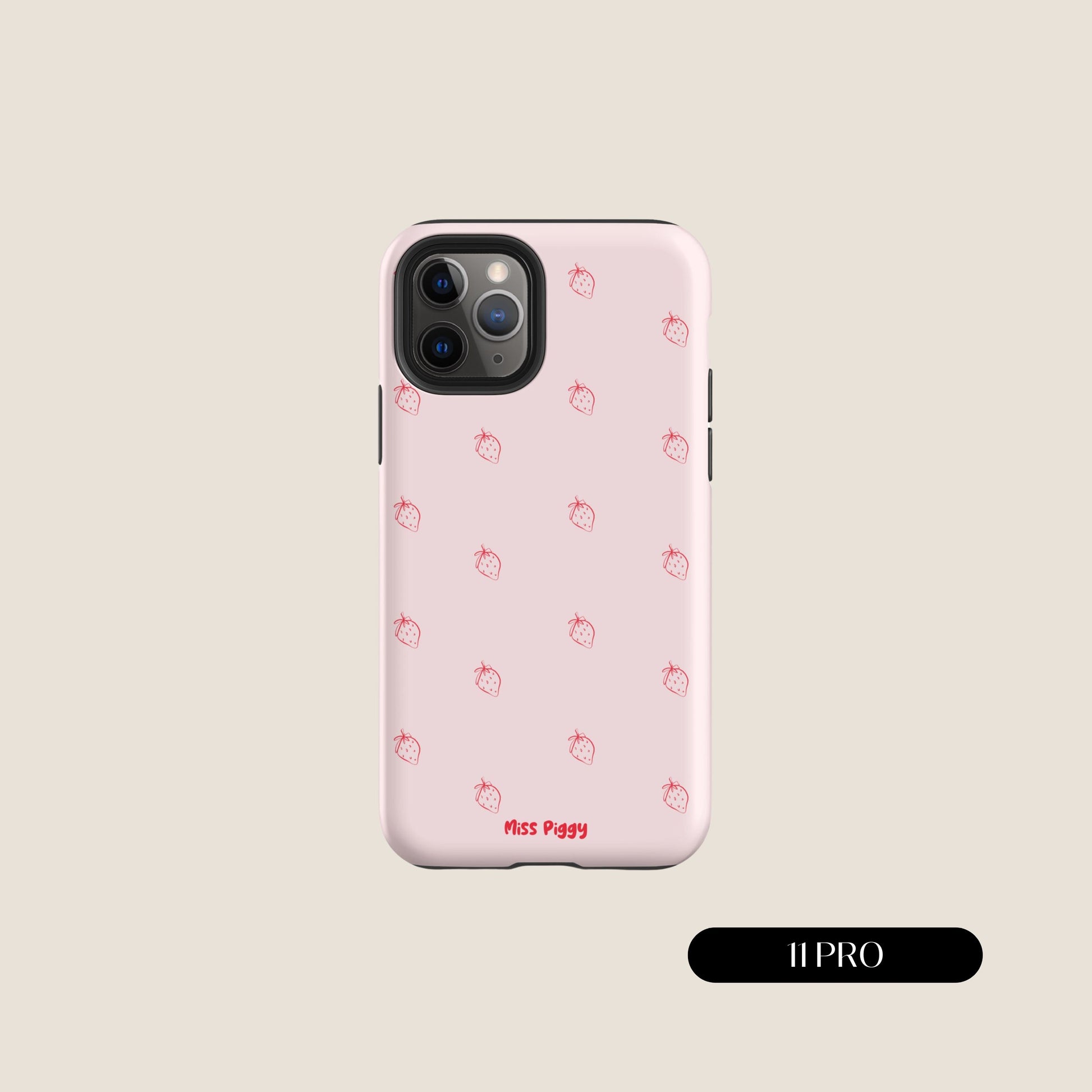 PINK STRAWBERRY iPhone® Tough Case