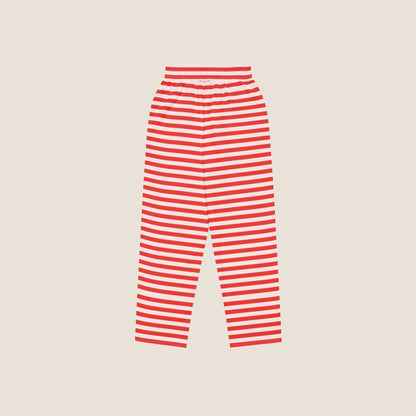 PINK STRIPES Recycled Wide Joggers