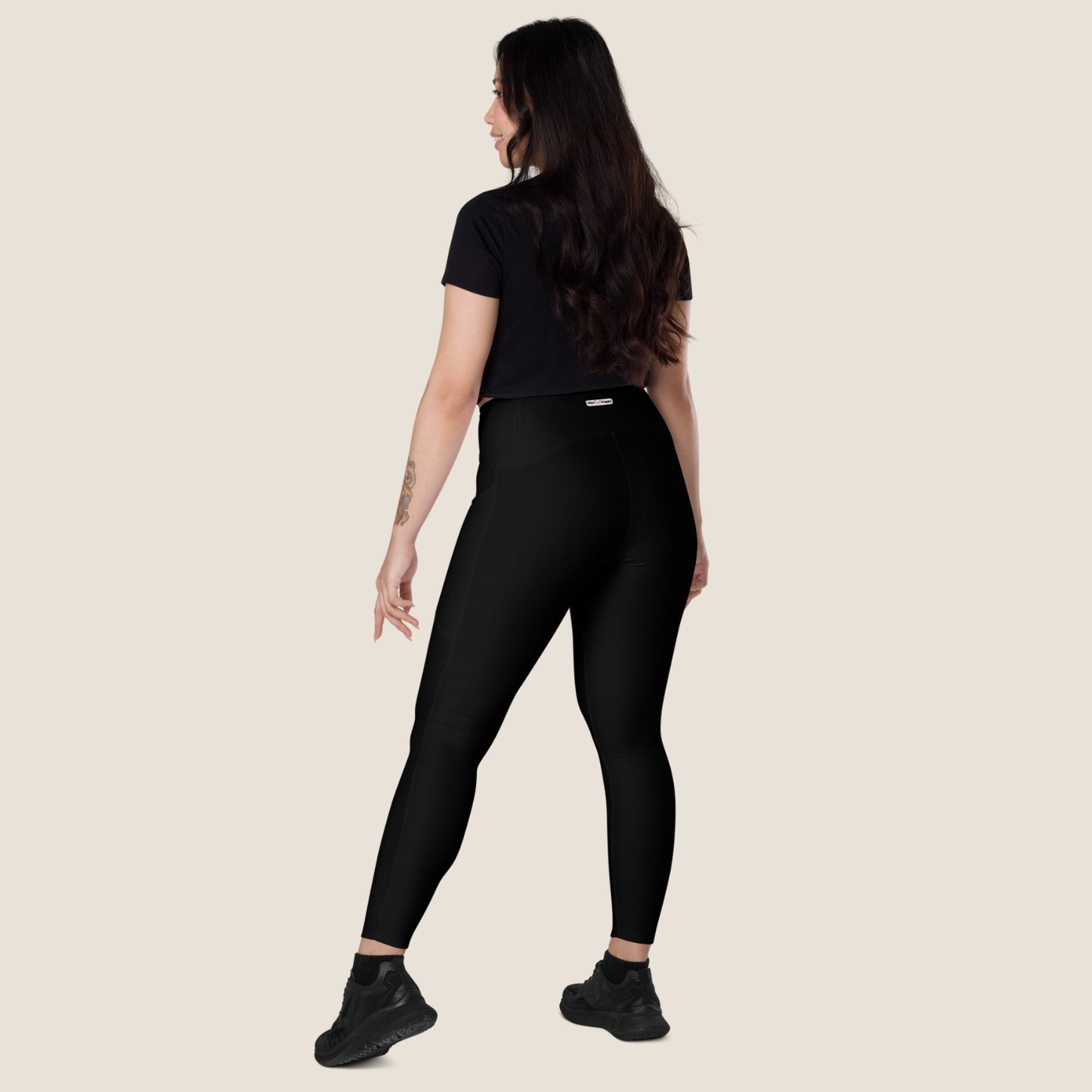 recycled leggings black