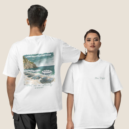 WHITE AMALFI Organic T-shirt