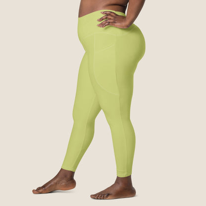 recycled leggings green