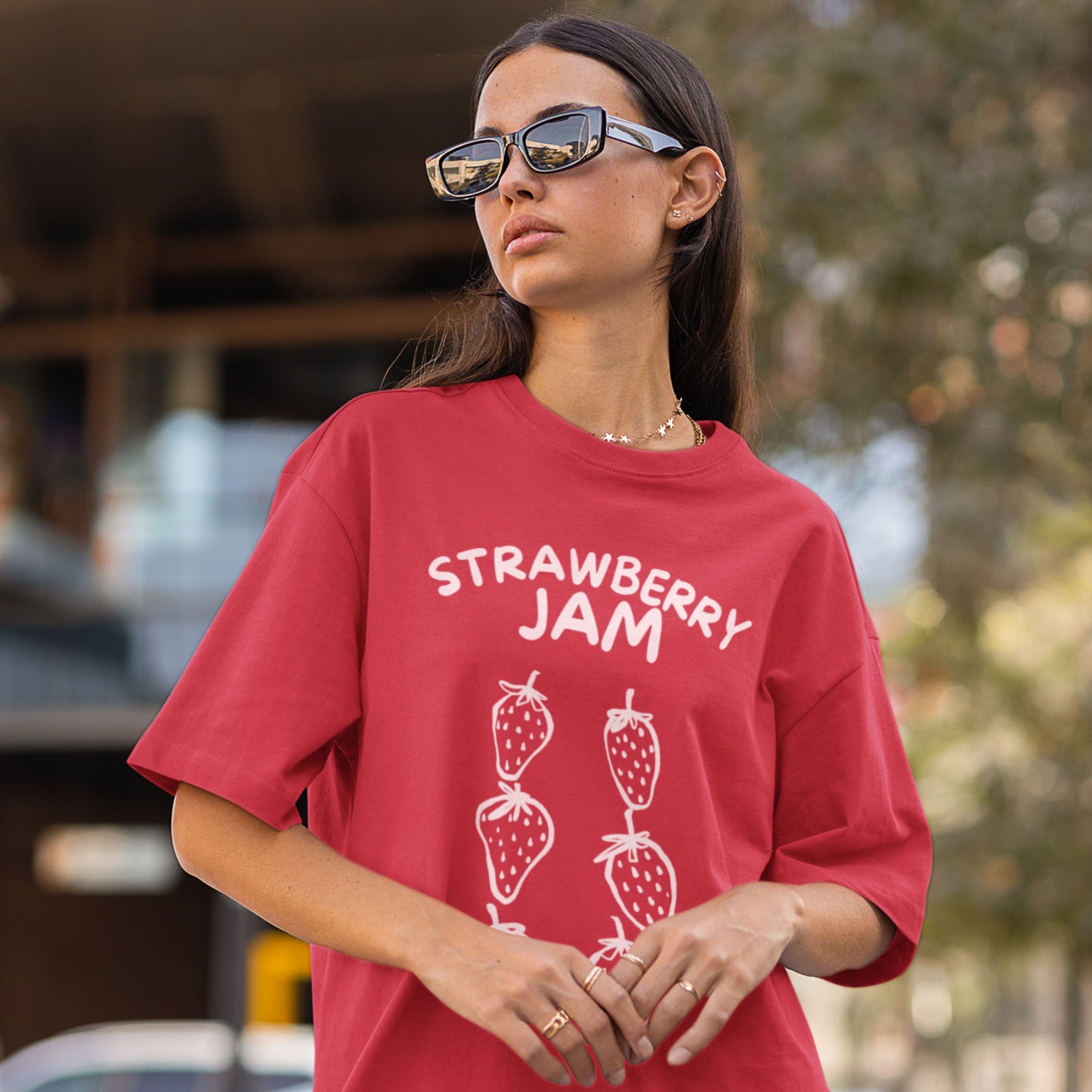 RED STRAWBERRY Organic T-shirt