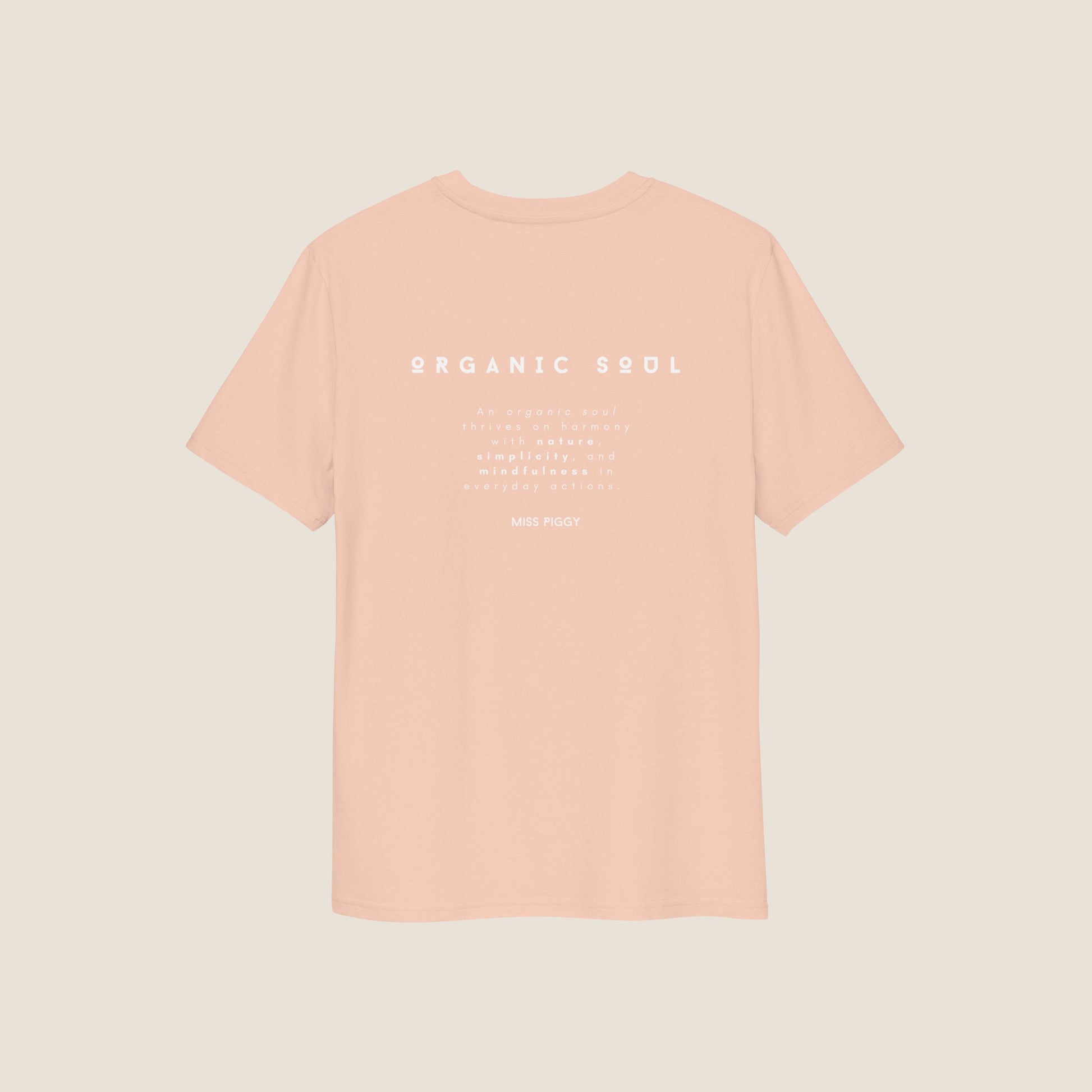 PEACH ORGANIC SOUL Organic T-shirt