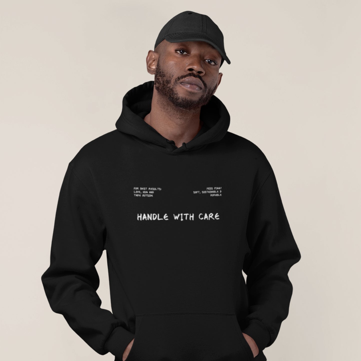 HANDLE WITH CARE Organic Hoodie