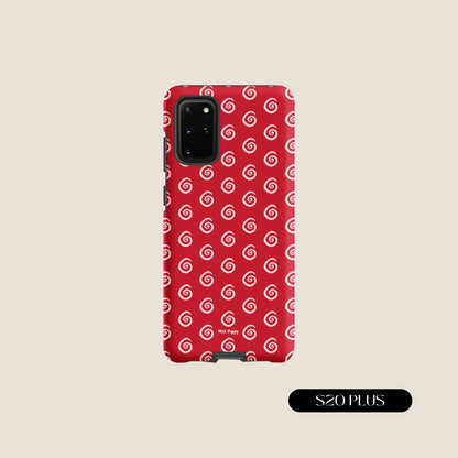 RED SWIRL Samsung® Tough Case