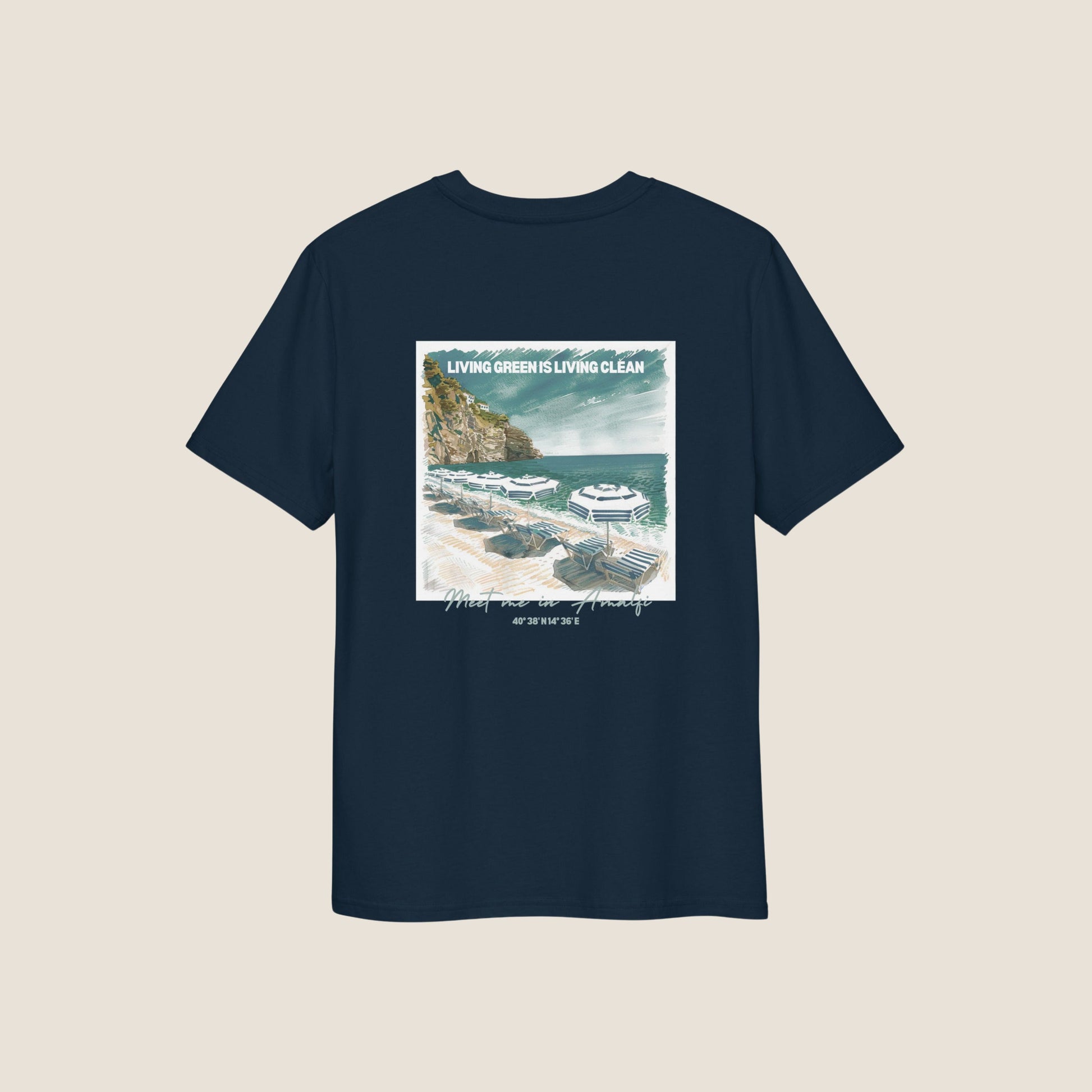 NAVY AMALFI Organic T-shirt