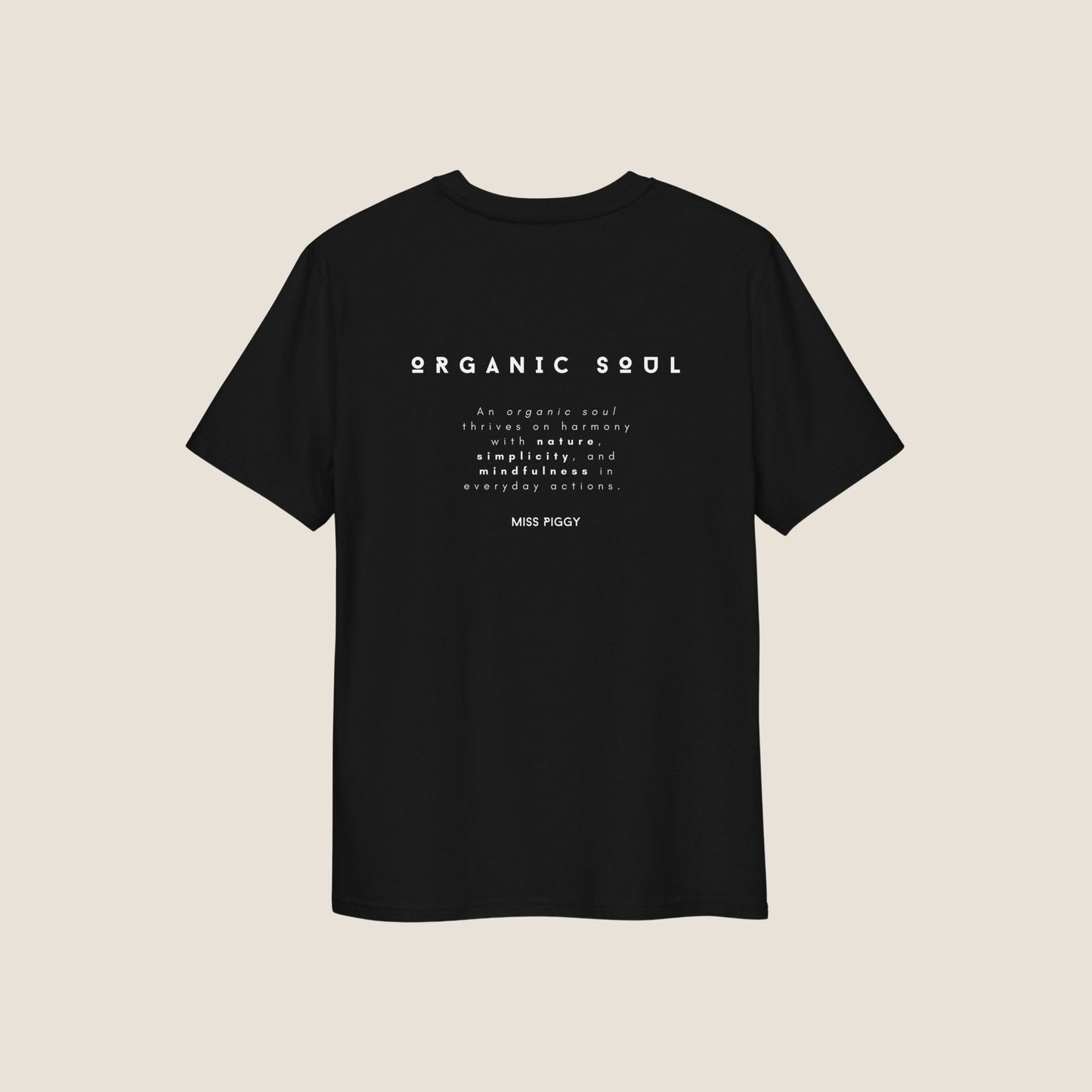 BLACK ORGANIC SOUL Organic T-shirt