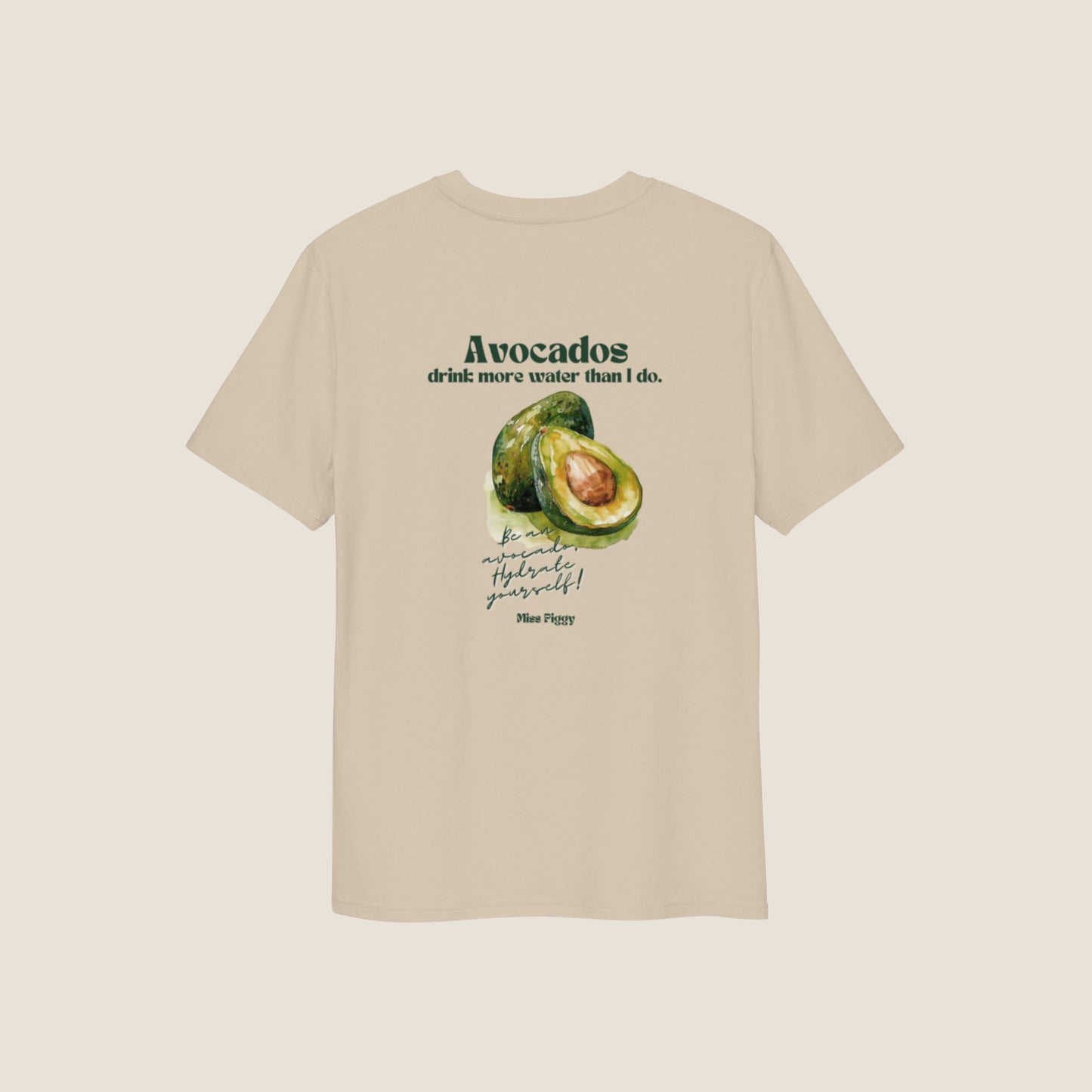 BEIGE AVOCADO Organic T-shirt