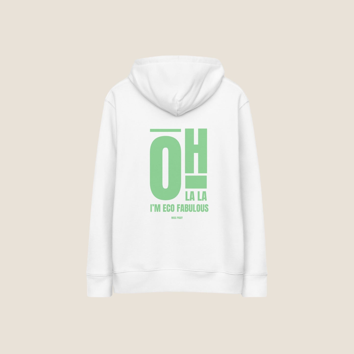 WHITE LALA Organic Hoodie