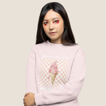 PINK ICE CREAM Recycled Sweater