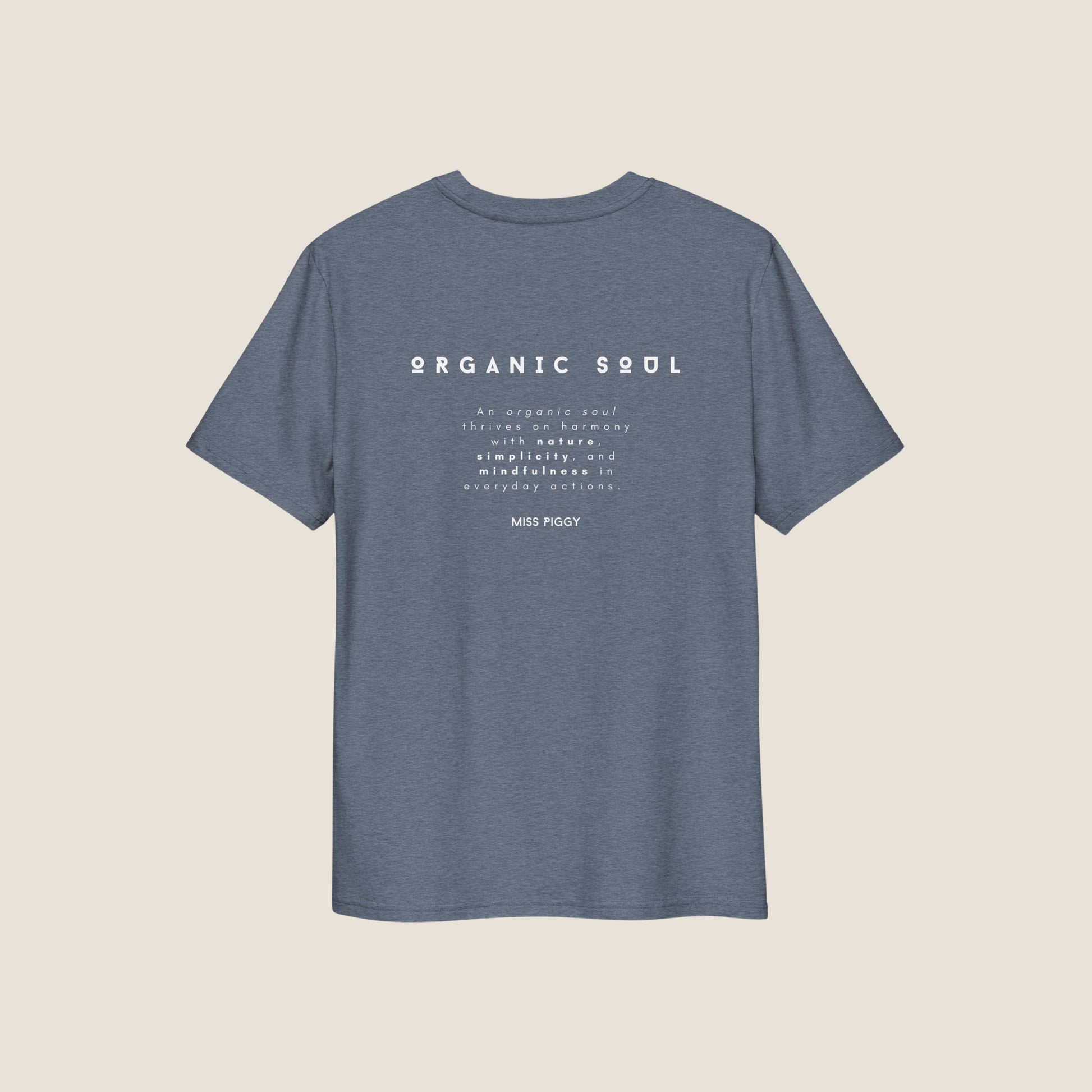 BLUE ORGANIC SOUL Organic T-shirt