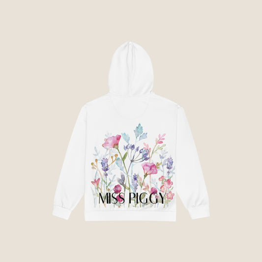 WILD GARDEN recycled zip hoodie