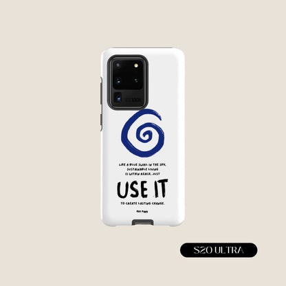 WHITE SWIRL Samsung® Tough Case