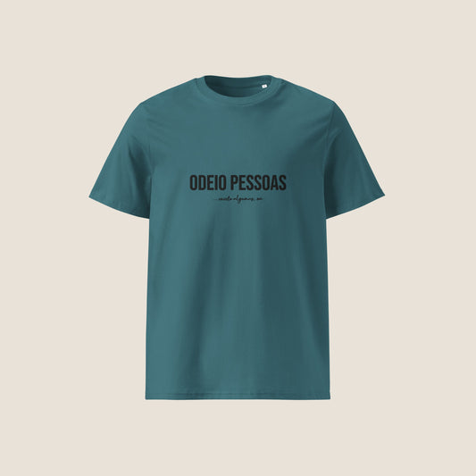 BLUE ODEIO PESSOAS (ALGUMAS) Organic T-shirt