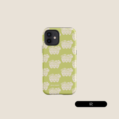 GREEN FACES iPhone® Tough Case