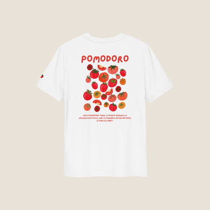 WHITE POMODORO Organic T-shirt