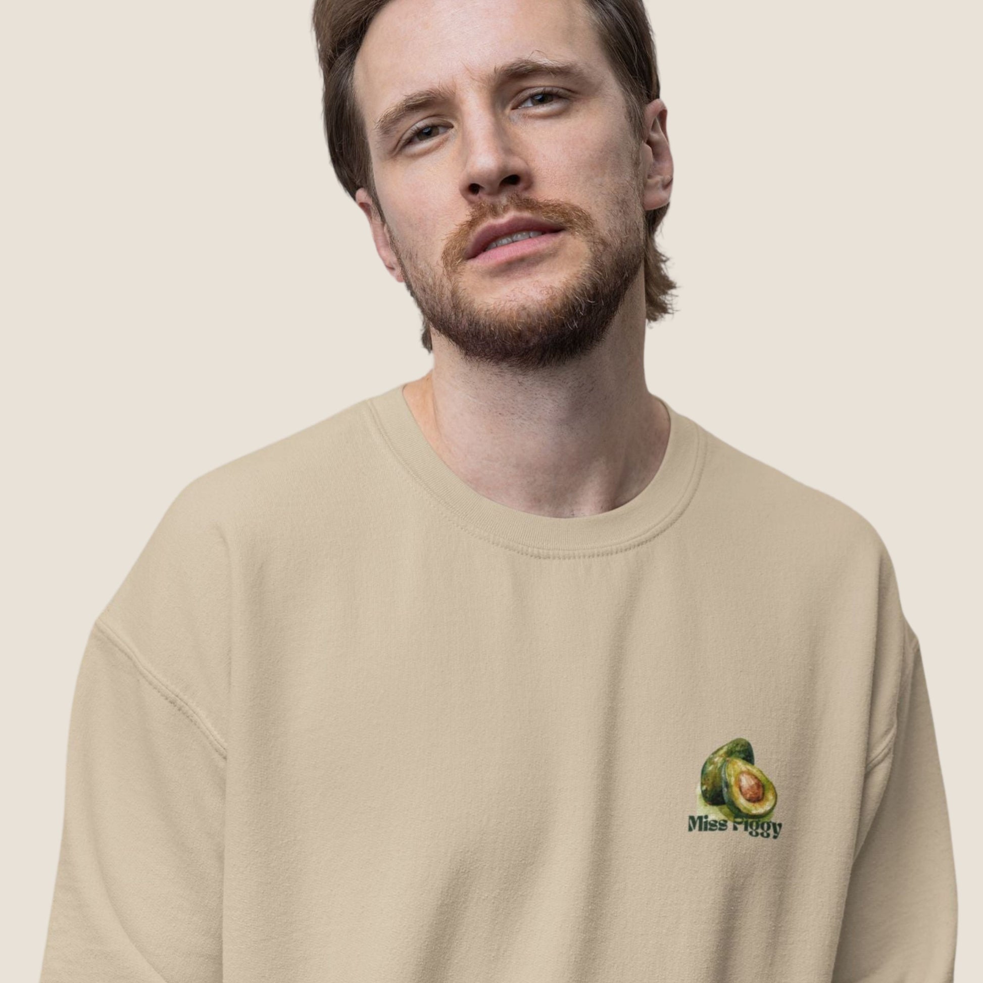 BEIGE AVOCADO Recycled Sweater