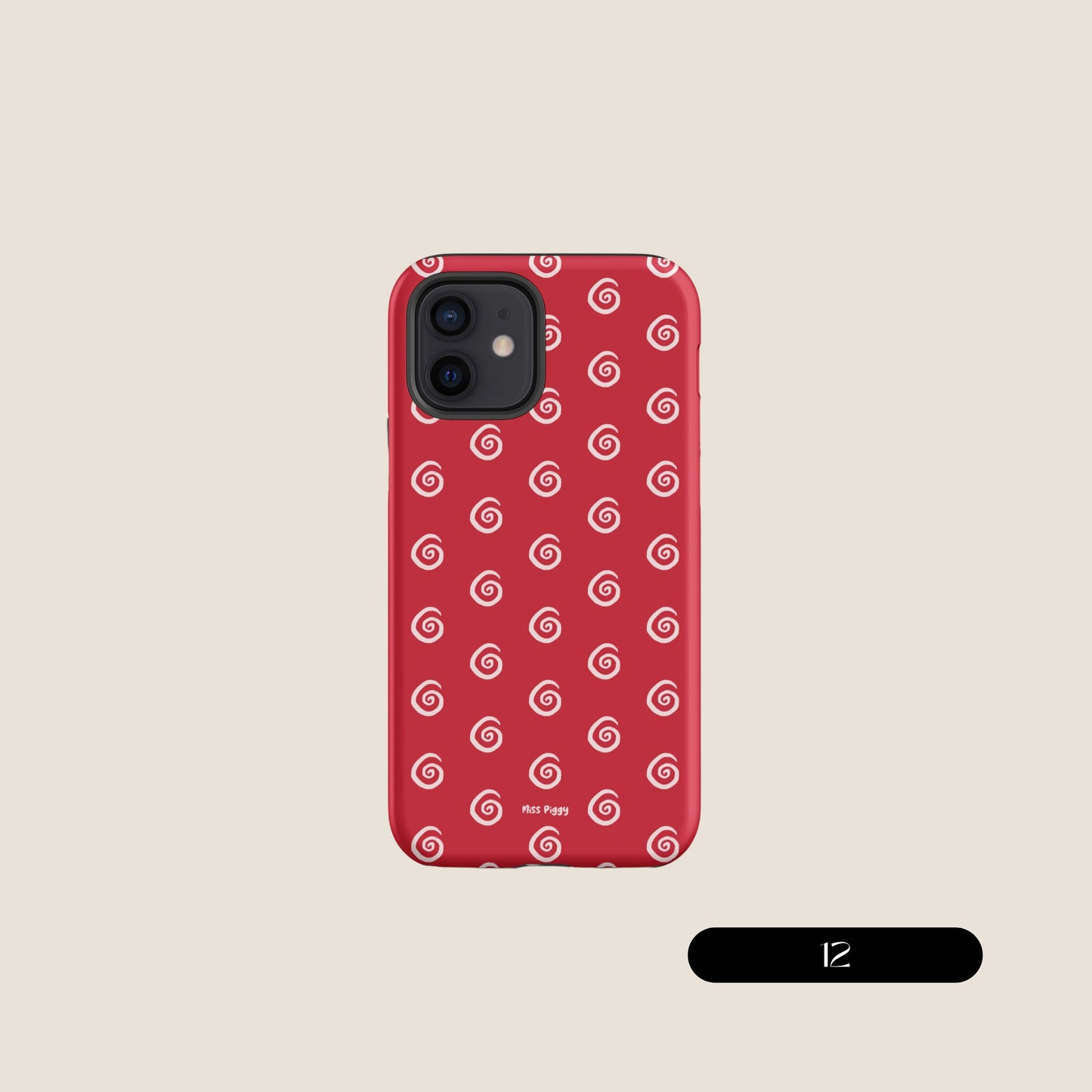 RED SWIRL iPhone® Tough Case