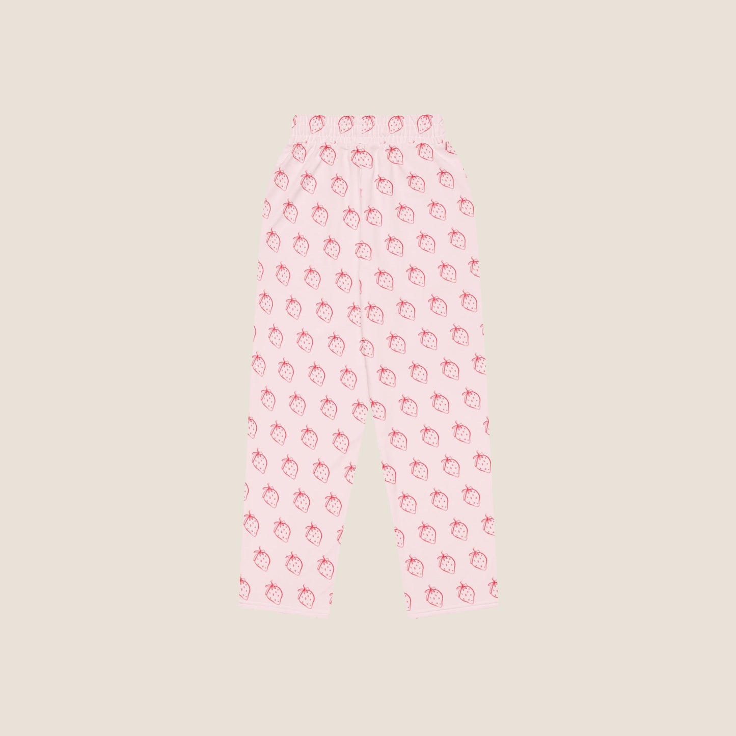 PINK STRAWBERRY Recycled Wide Joggers