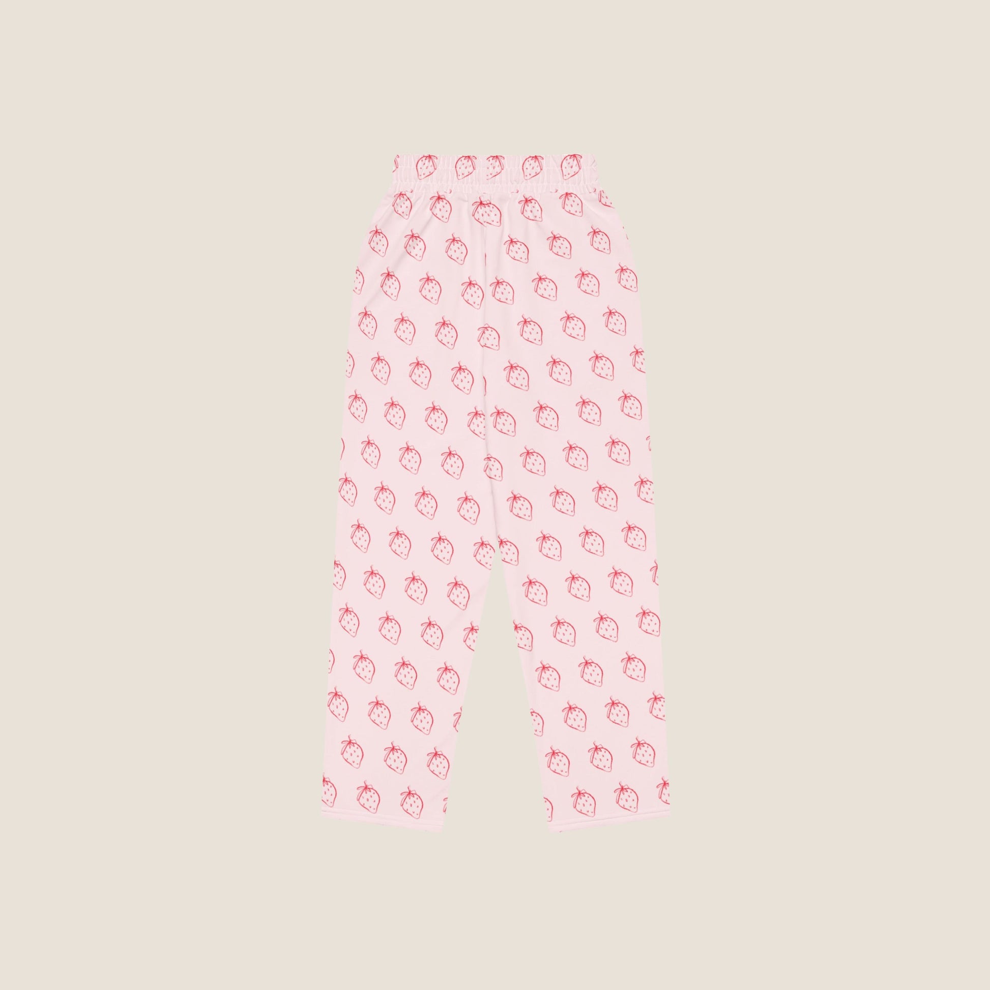 PINK STRAWBERRY Recycled Wide Joggers