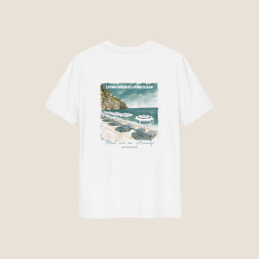 WHITE AMALFI Organic T-shirt