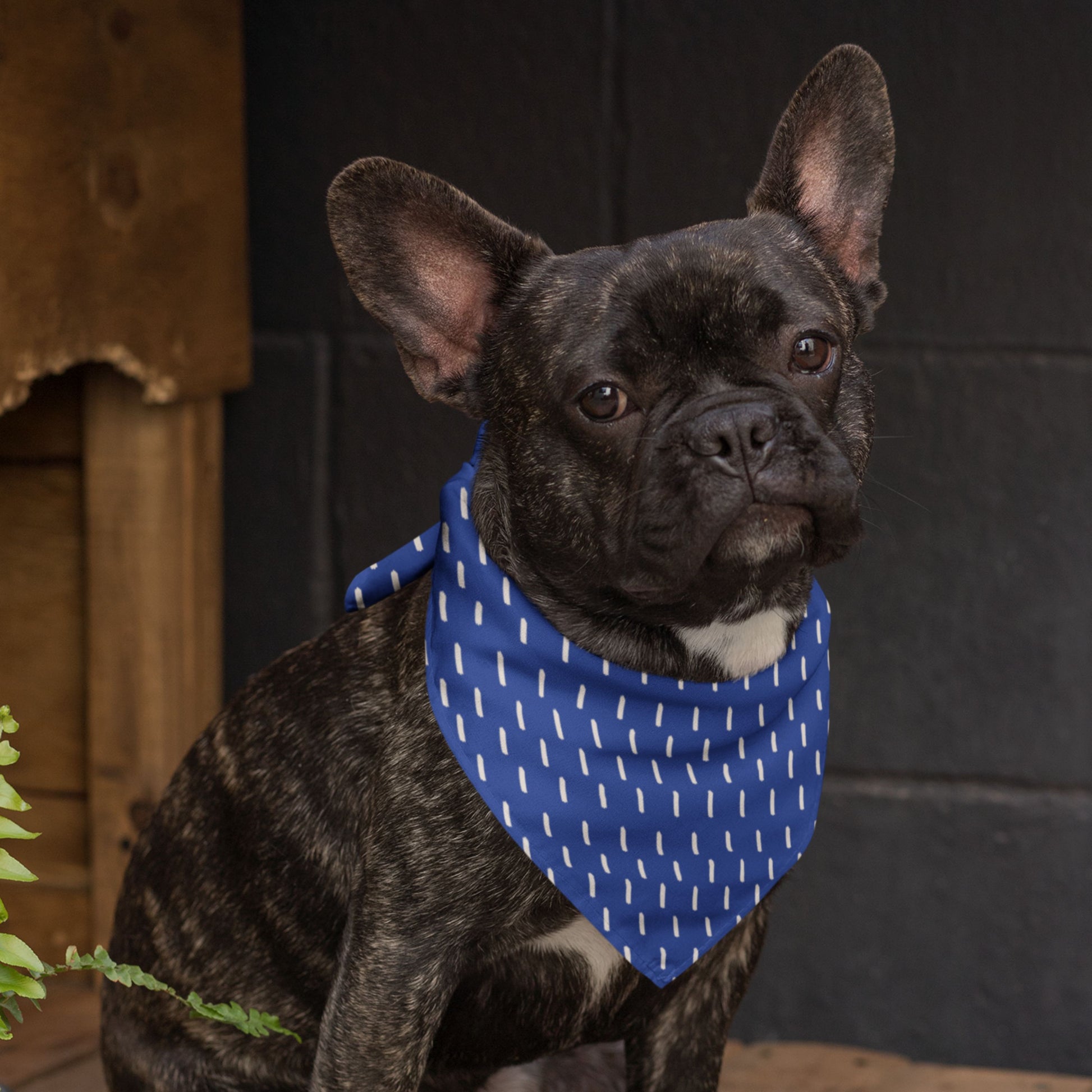 BLUE LINES Recycled Bandana