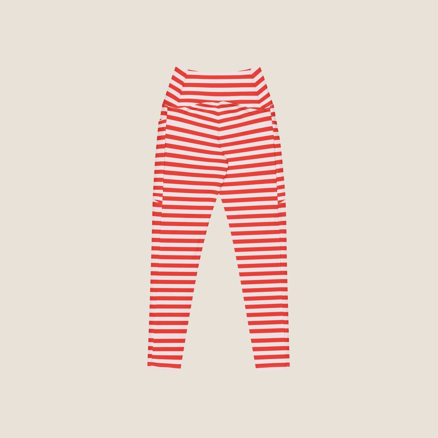 PINK STRIPES Recycled Leggings