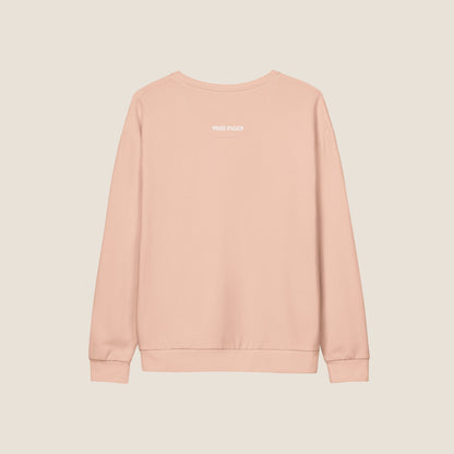 PEACH ICE CREAM Recycled Sweater