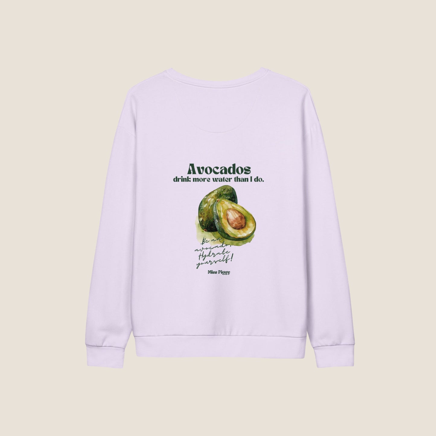 LAVENDER AVOCADO Recycled Sweater