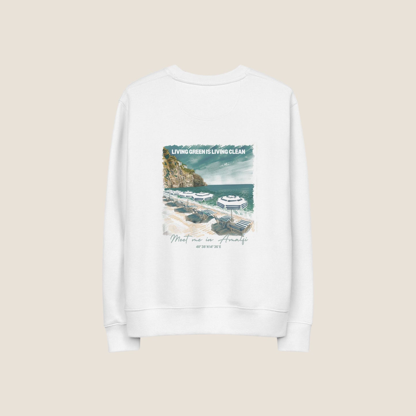 WHITE AMALFI Organic Sweater