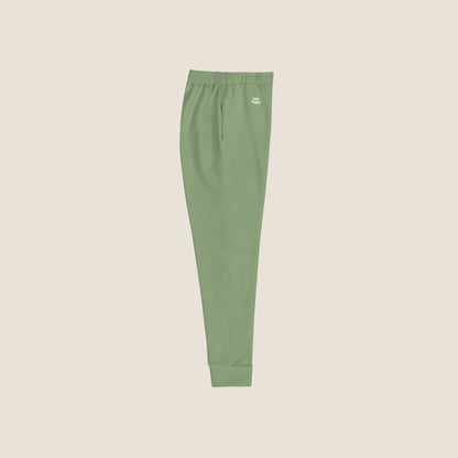 recycled woman jogger in tendril green