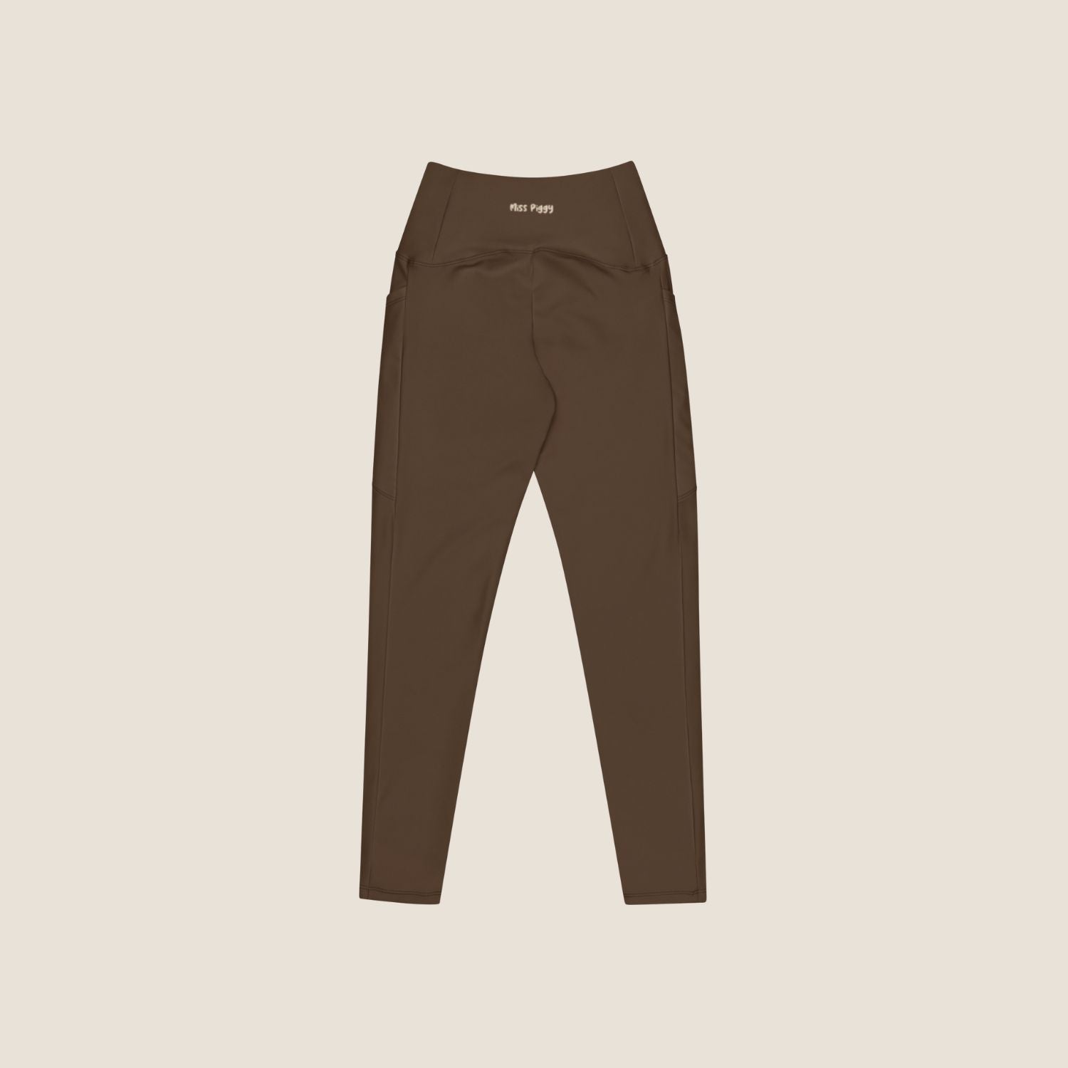 High-rise UNSEEN MOVE Leggings in espresso brown, eco-conscious design for everyday movement.