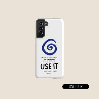 WHITE SWIRL Samsung® Tough Case