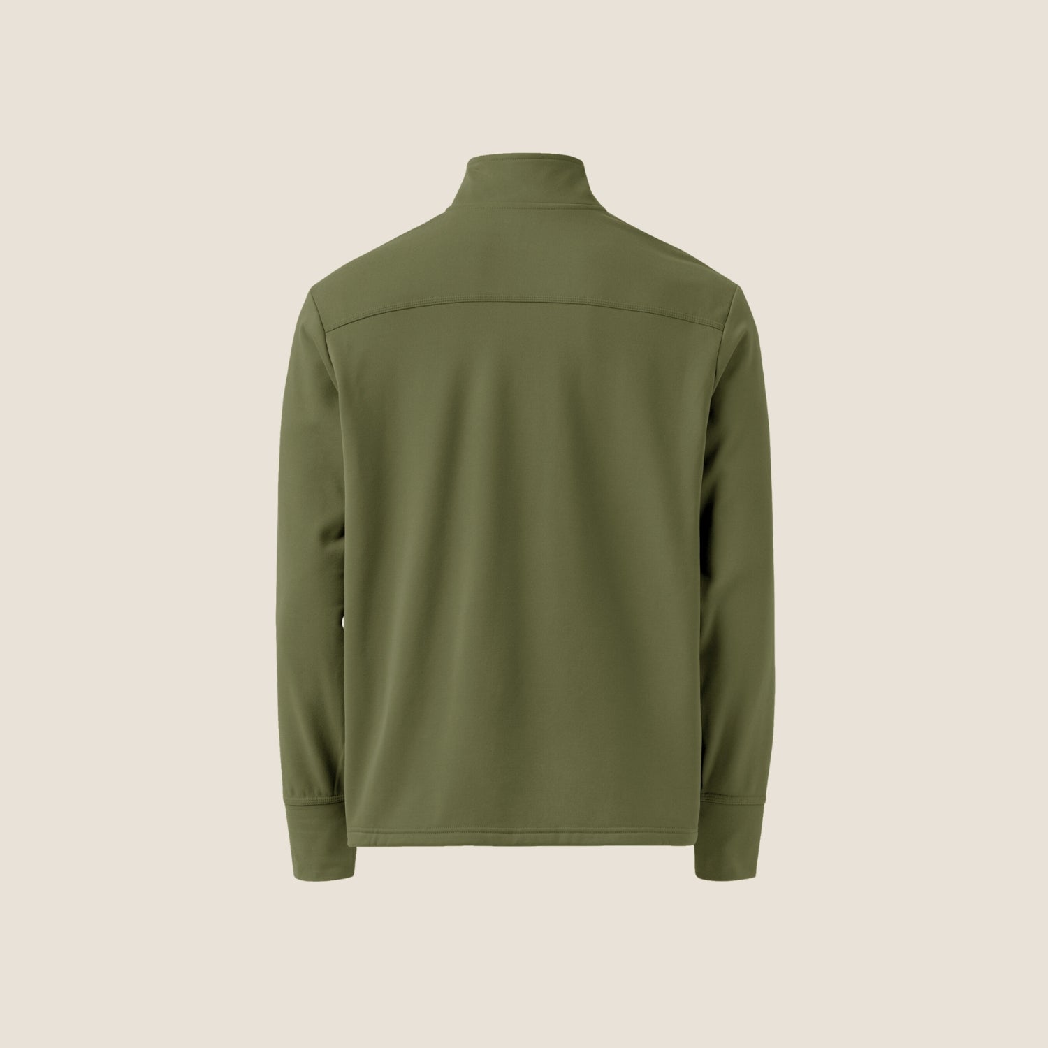 Recycled Fresh Olive Quarter Zip