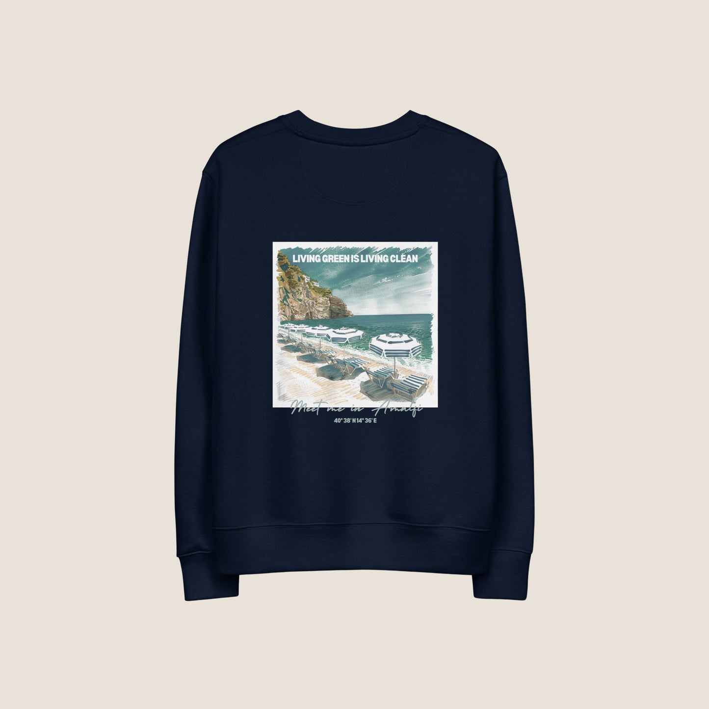 NAVY AMALFI Organic Sweater