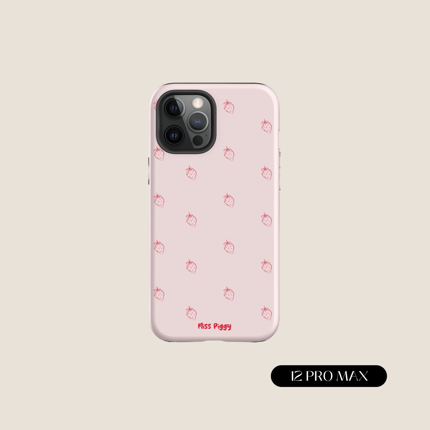 PINK STRAWBERRY iPhone® Tough Case