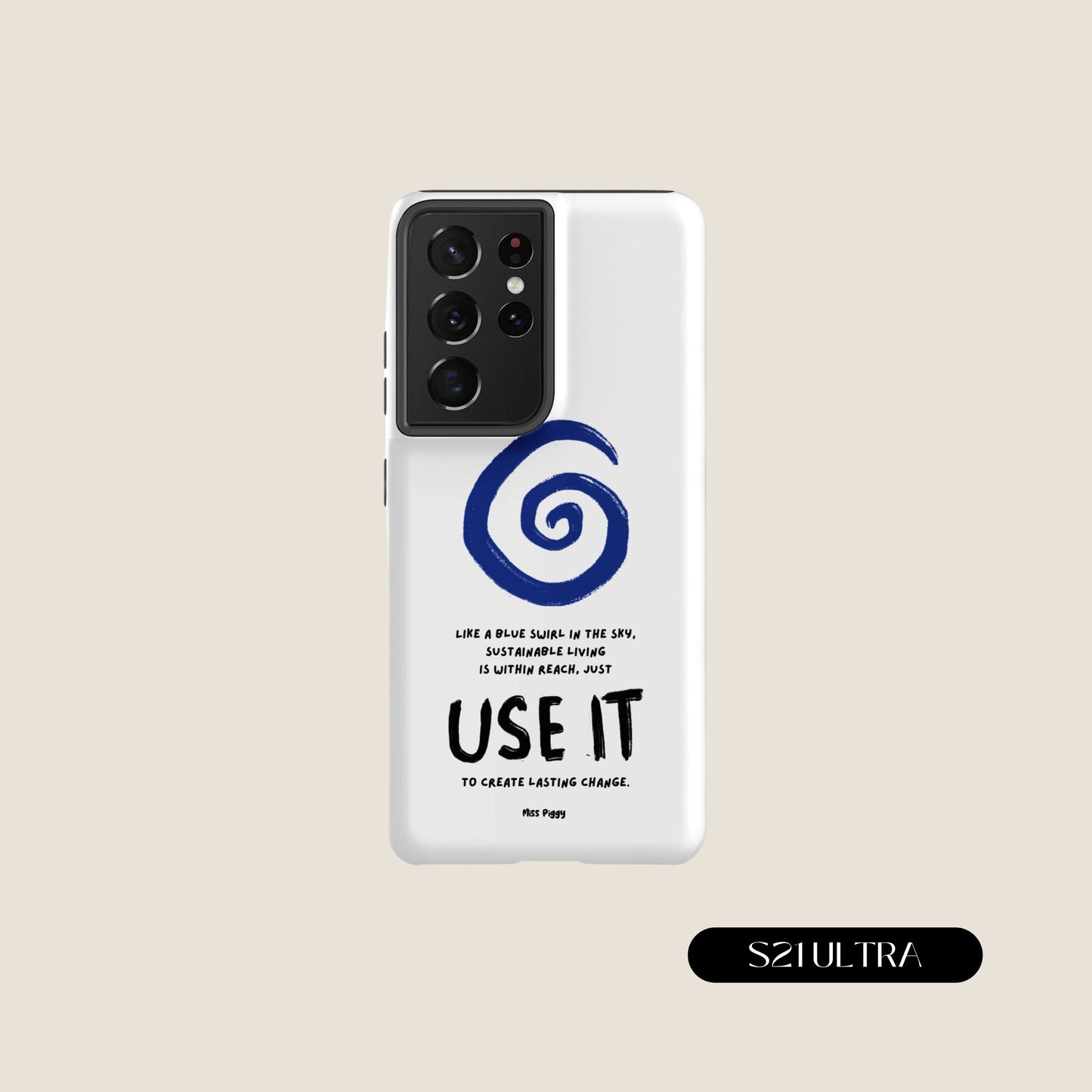 WHITE SWIRL Samsung® Tough Case