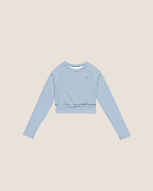 Long sleeve BREATH BLUE MOVE Layer, sustainable activewear by Miss Piggy Soulwear