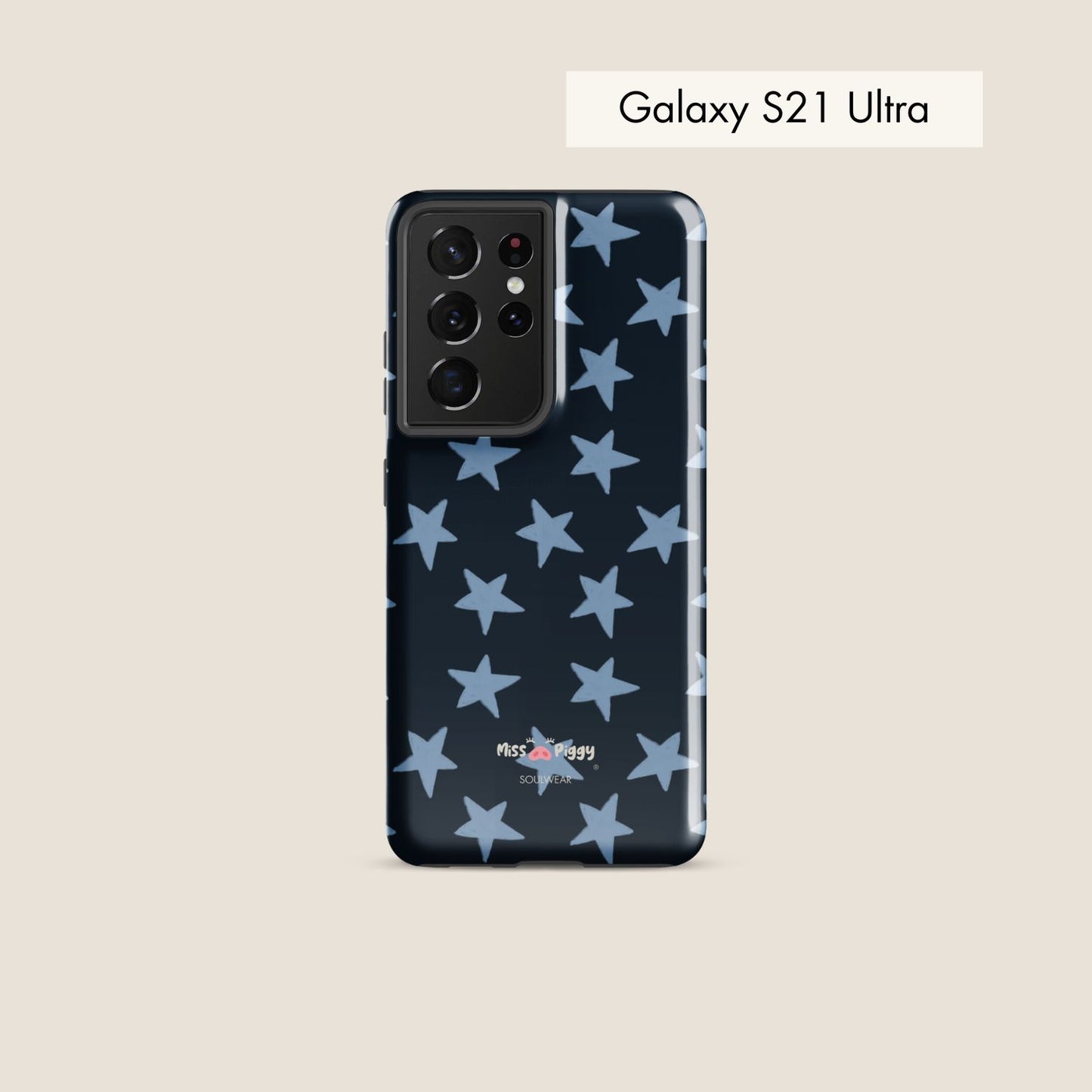 STAR navy tough phone case for Samsung.
