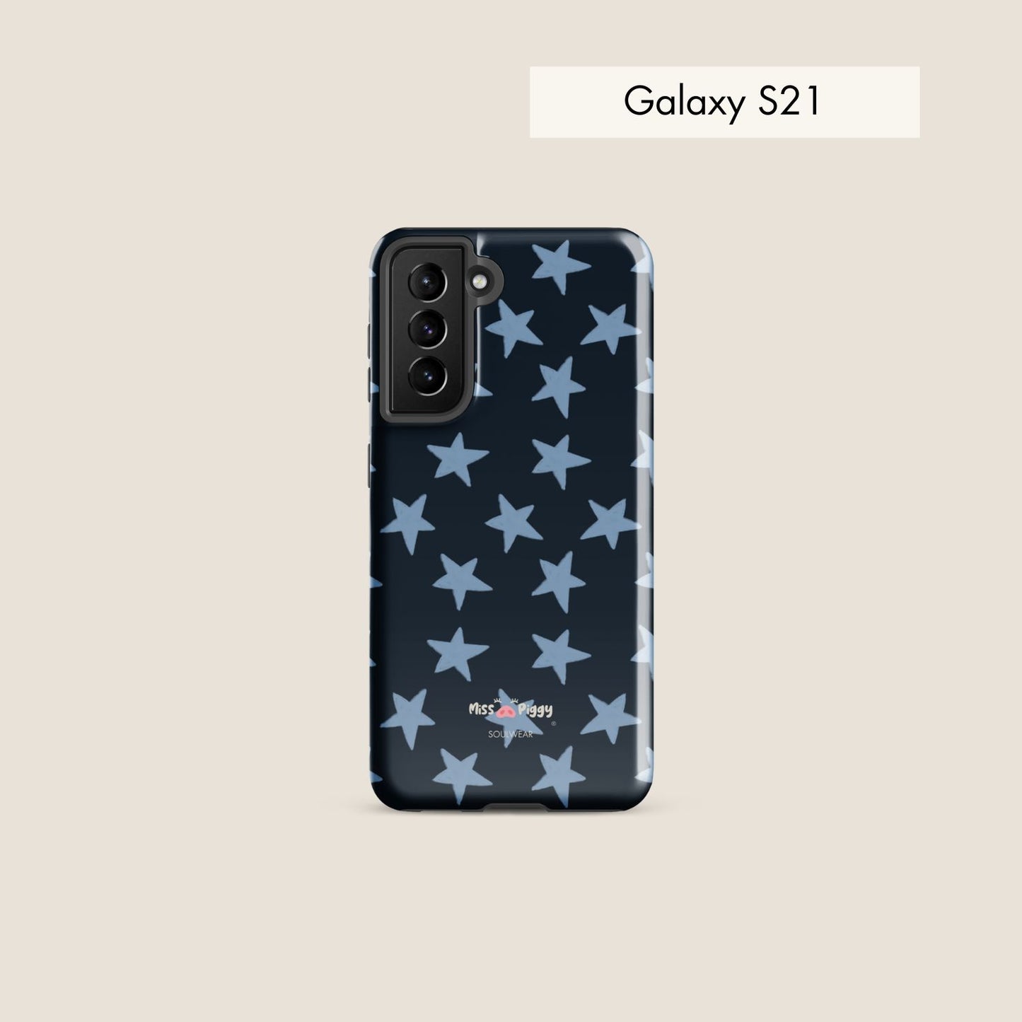 STAR navy tough phone case for Samsung.